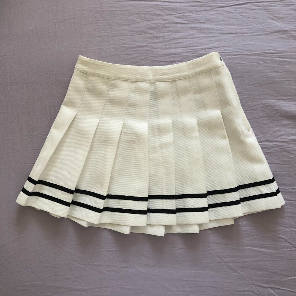 Pleated Skater Skirt